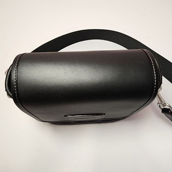 NWT Coach CO916 Lucas Crossbody In Signature Denim Black - Picture 6 of 10